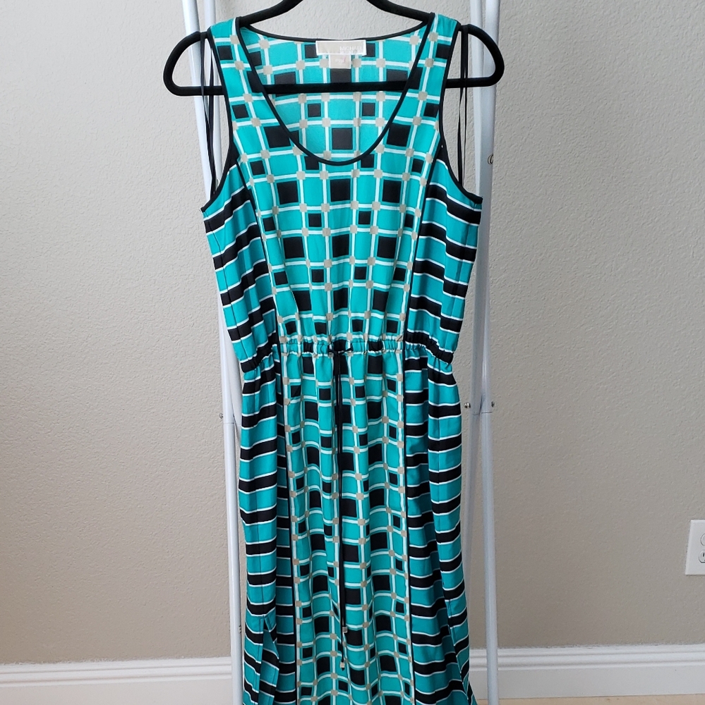 Michael Kors geometric maxi dress